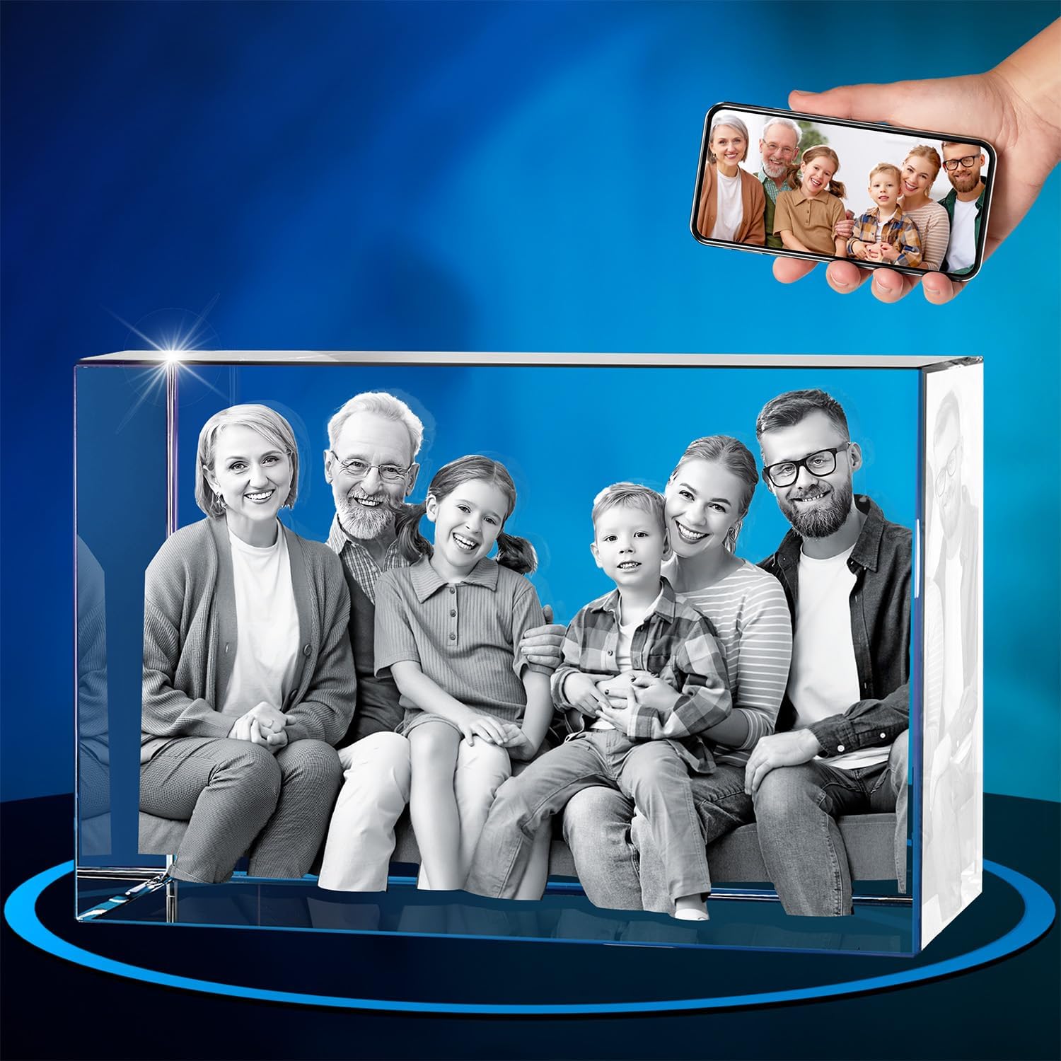 ArtPix 3D Crystal Photo Gift for Women, Men, and Loved Ones