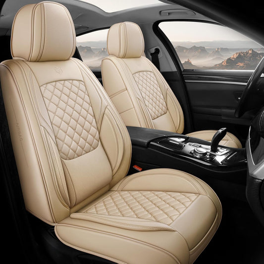 Premium Leather Car Seat Covers for SUVs Trucks and Sedans
