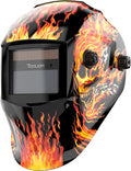 TOOLIOM Welding Helmet Auto Darkening Solar Powered - Adjustable Shade