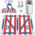 Soccer Training Mat with Video - Footwork Practice and Anti-Slip Socks