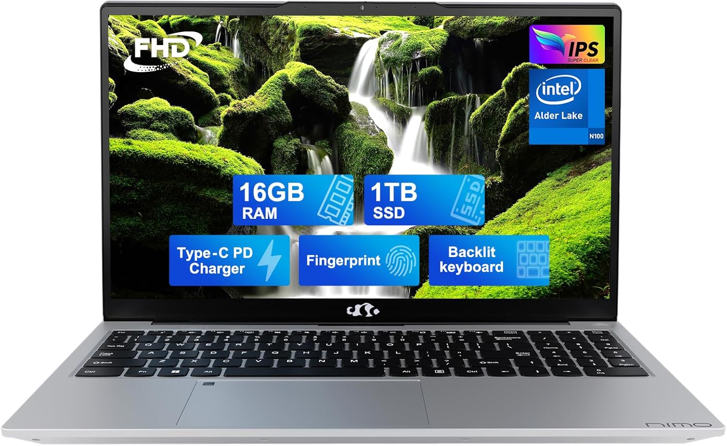 NIMO 15.6 FHD Laptop with 16GB RAM and 1TB SSD Performance
