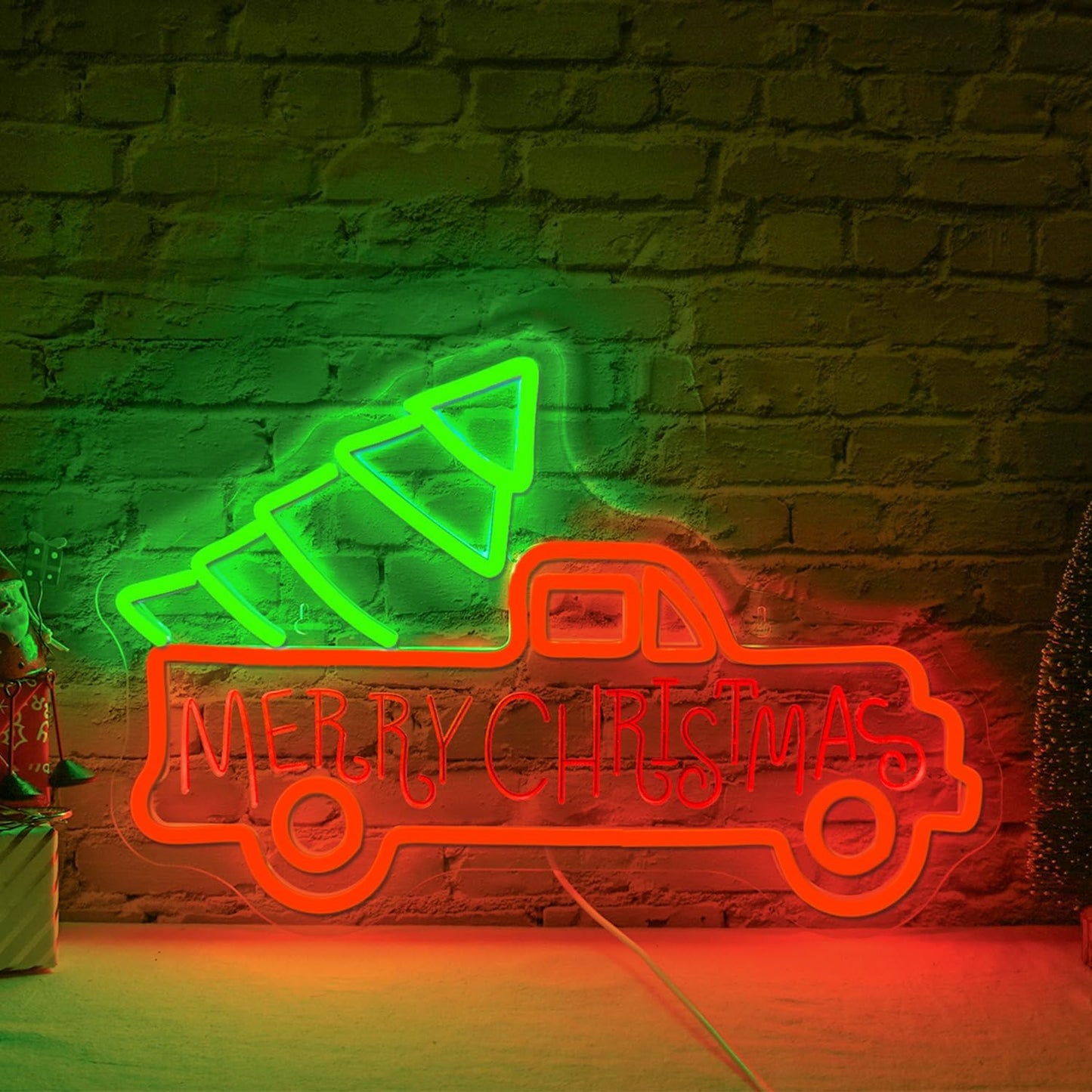 Merry Christmas Neon Sign for Festive Wall Decor and Gifts
