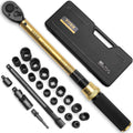 22PCS Torque Wrench Set 1/2in Drive 10-180 ft.lb - Master Torque Tool