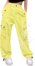 Parachute Cargo Pants Girls & Women Baggy Y2K Rave