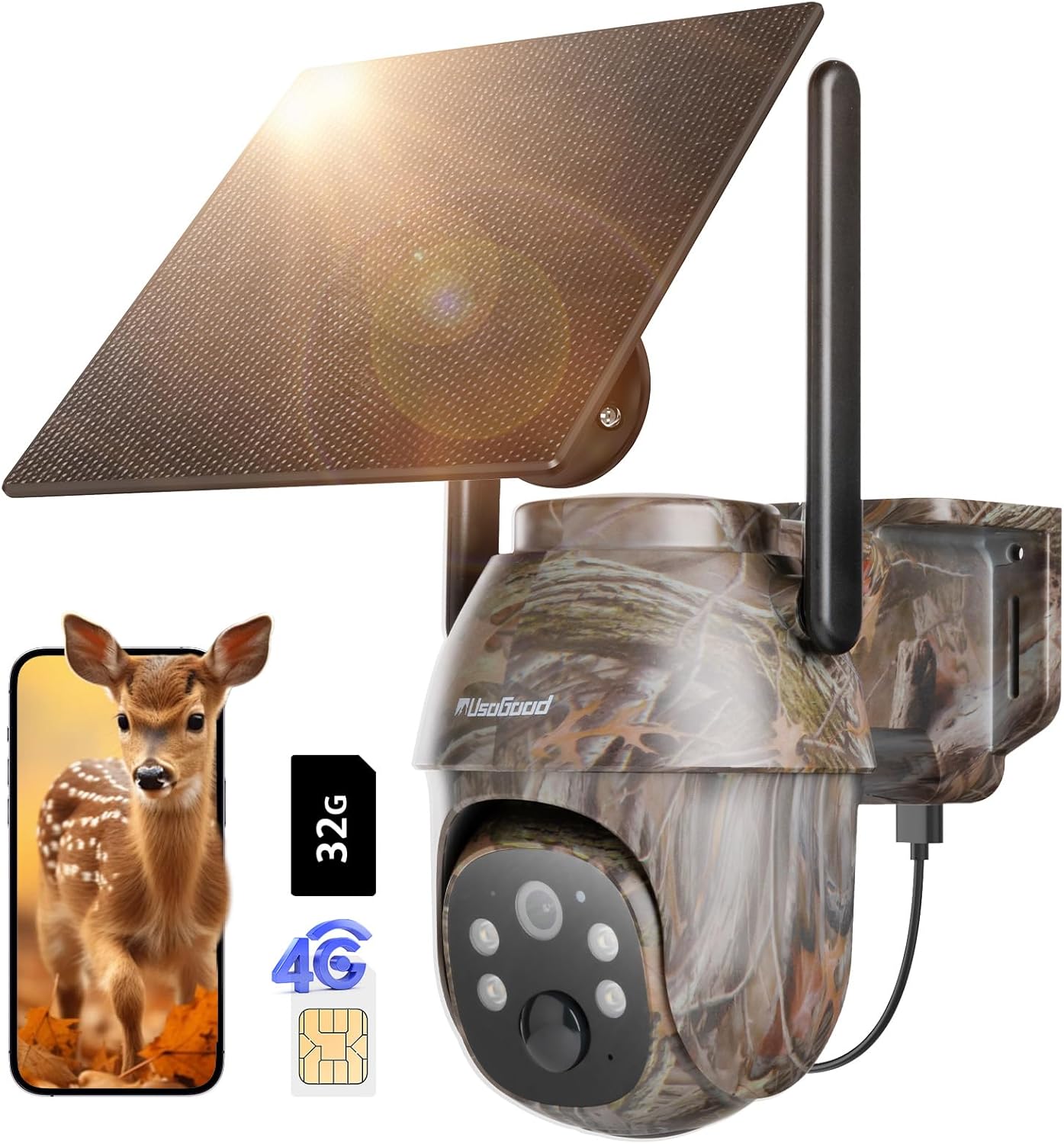 360 Solar Trail Cam w/ Live View & Cell Phone Pics