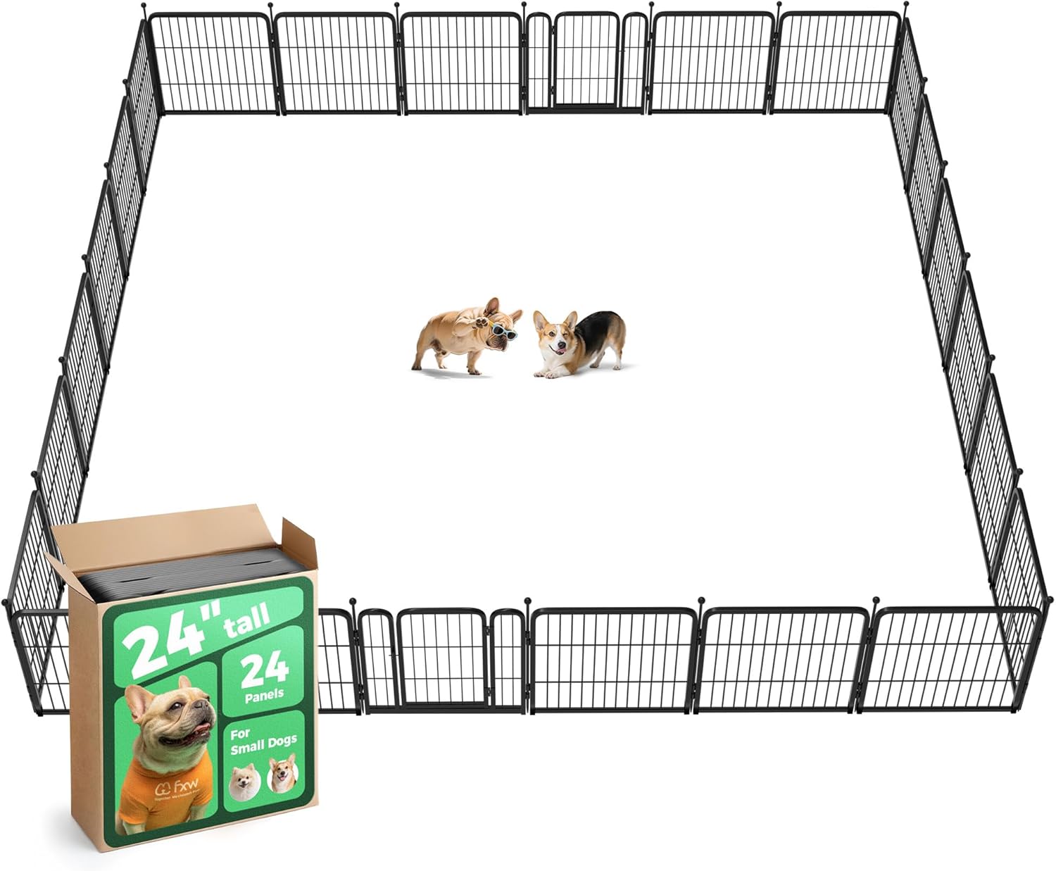 FXW Rollick Unleashed Dog Playpen for Indoor and Outdoor Use