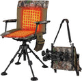 KEMIMOTO Heated Hunting Blind Chair with 360 Degree Silent Swivel