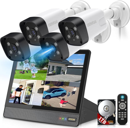 4K Outdoor Security Camera System - Full Coverage