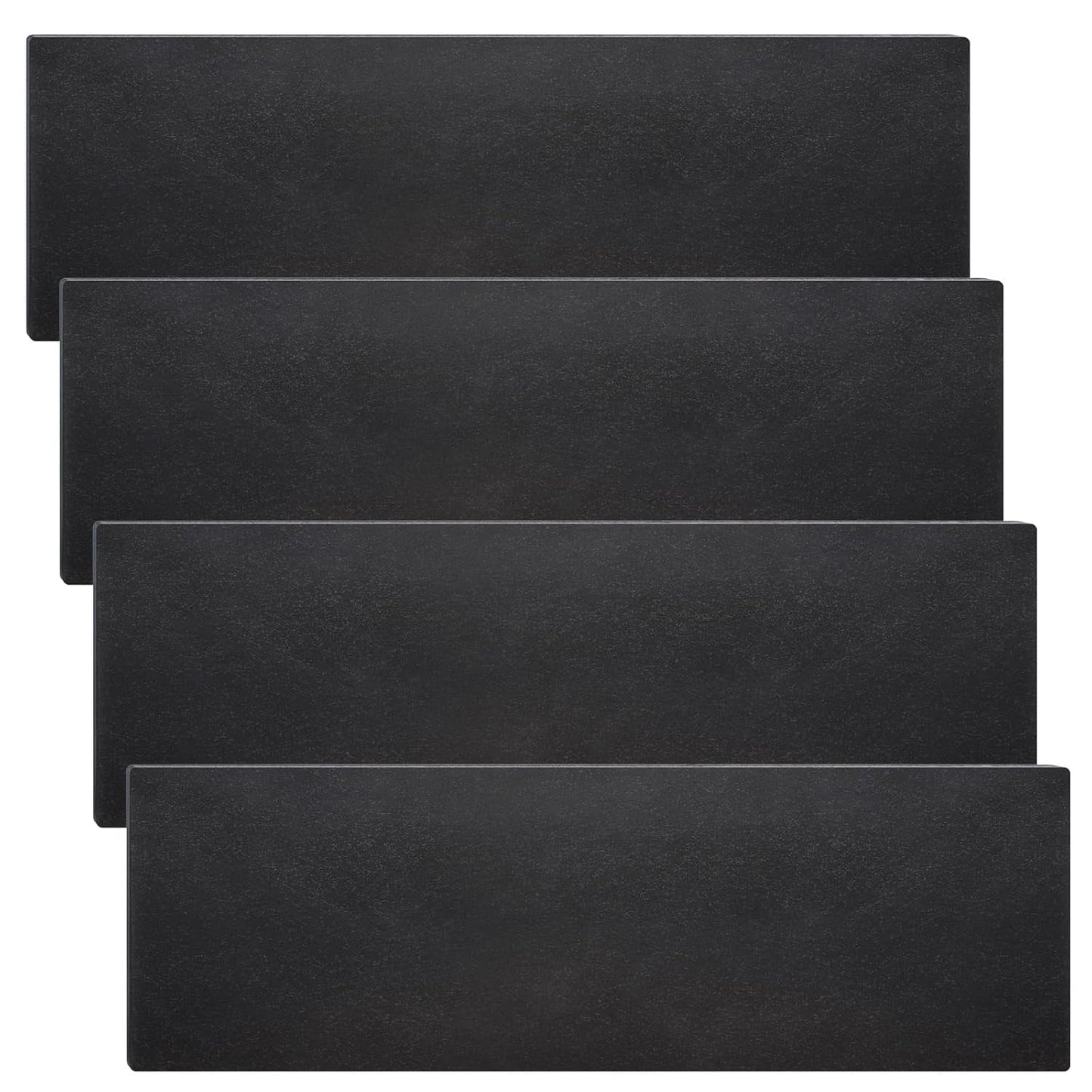 Rocaris 4 Pcs 4 X 12 X 1/4 Inch A36 Steel Plate for Construction