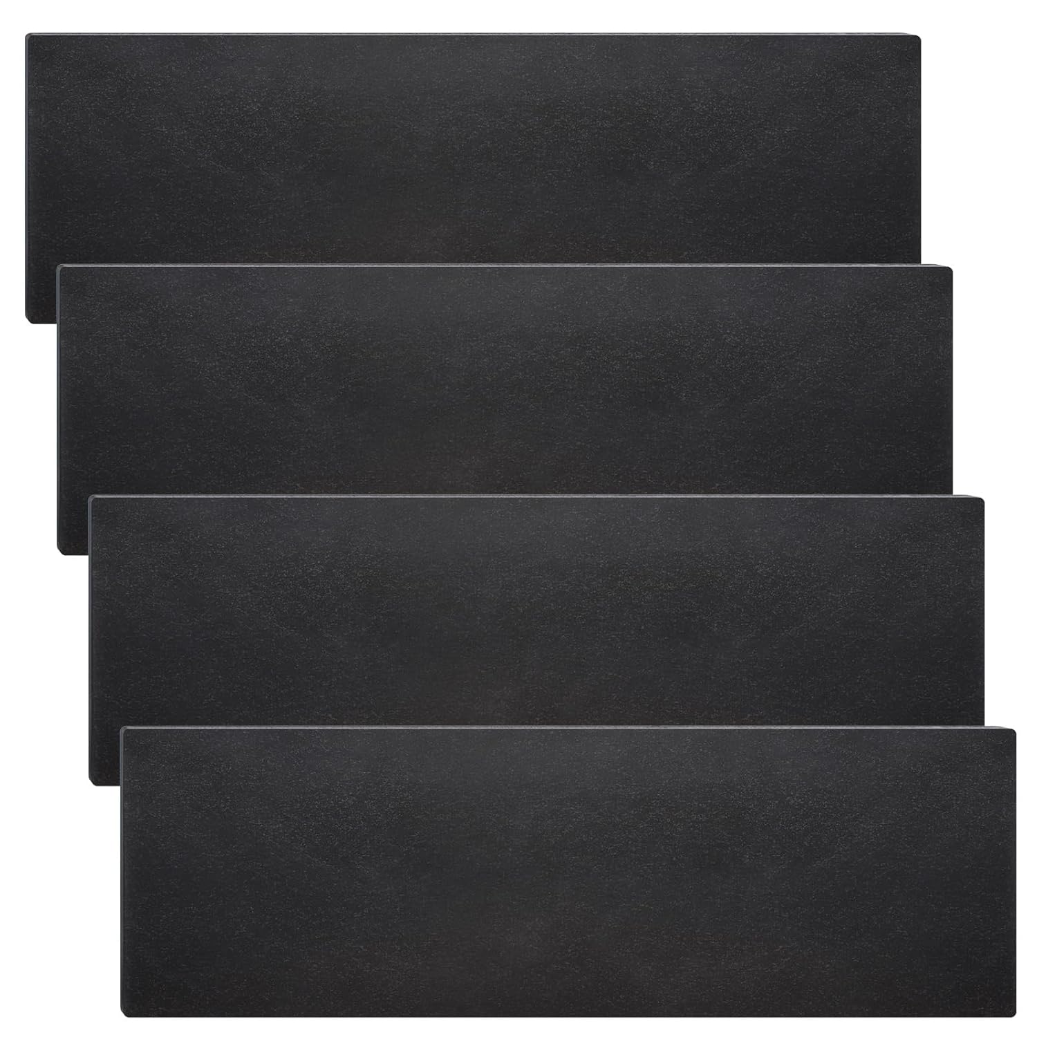 Rocaris 4 Pcs 4 X 12 X 1/4 Inch A36 Steel Plate for Construction