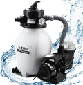 12-in Sand Filter Pump System for Above Ground Pools - Easy Install