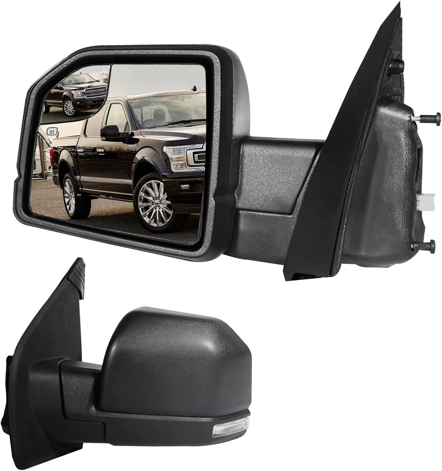 Left Driver Side Door Mirror for F150 2015-2021 with LED Signal
