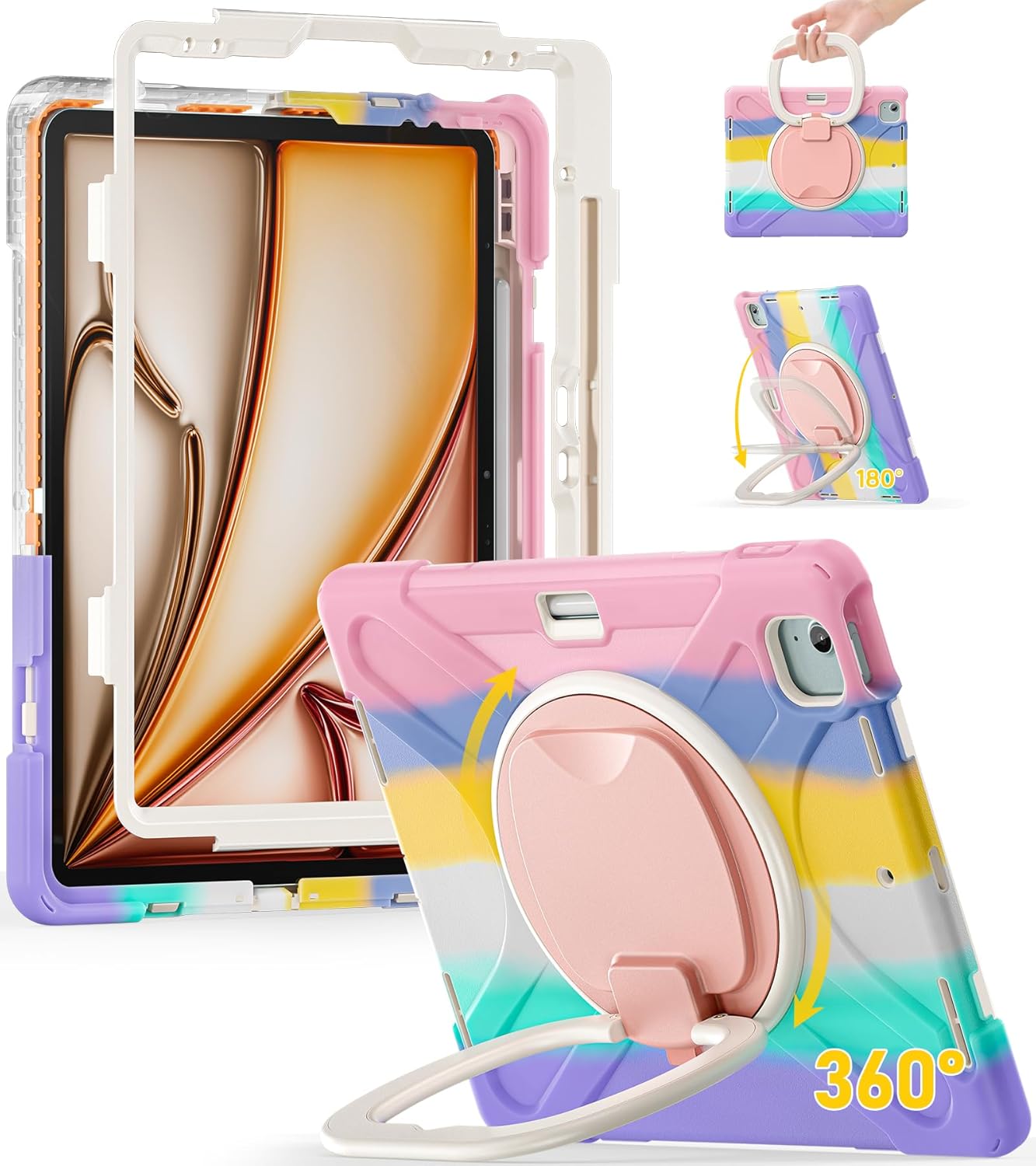 Heavy Duty Silicone Case for iPad Air 13 Inch & Pro 12.9