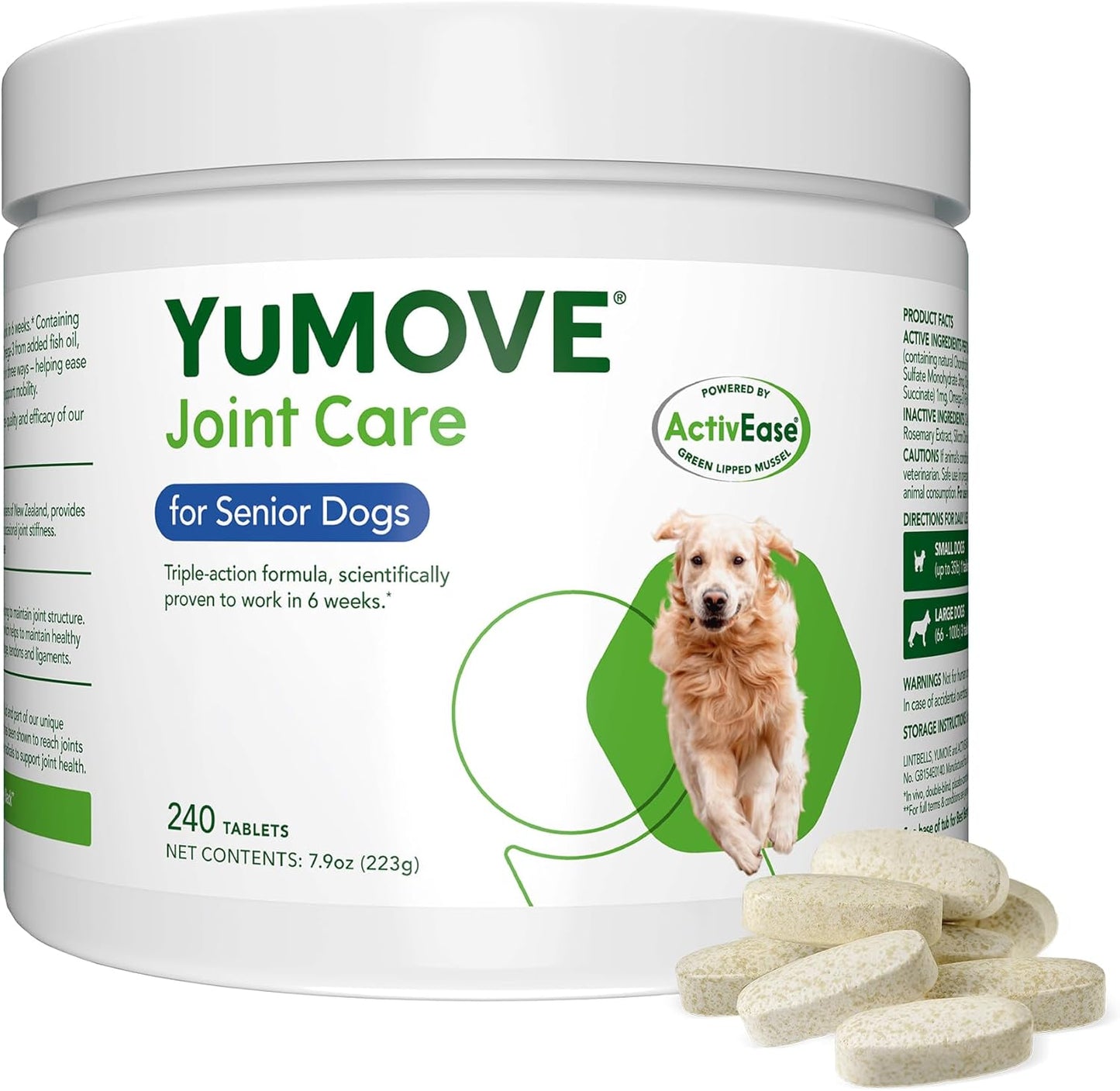 YuMOVE Hip & Joint Supplement for Dogs - Triple Action Support