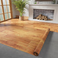 Vinyl Flooring Roll 32 sq.ft 3ft 4inW x 9ft 10inL - Easy Install