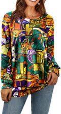 Women Christmas Sweater Oversized Pullover - Soft Cotton Wool Blend