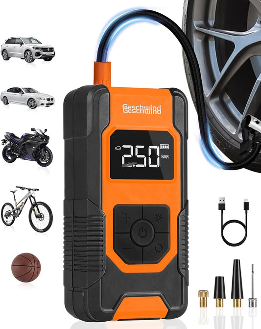 Fast Inflate Anywhere: 150 PSI Cordless Air Pump