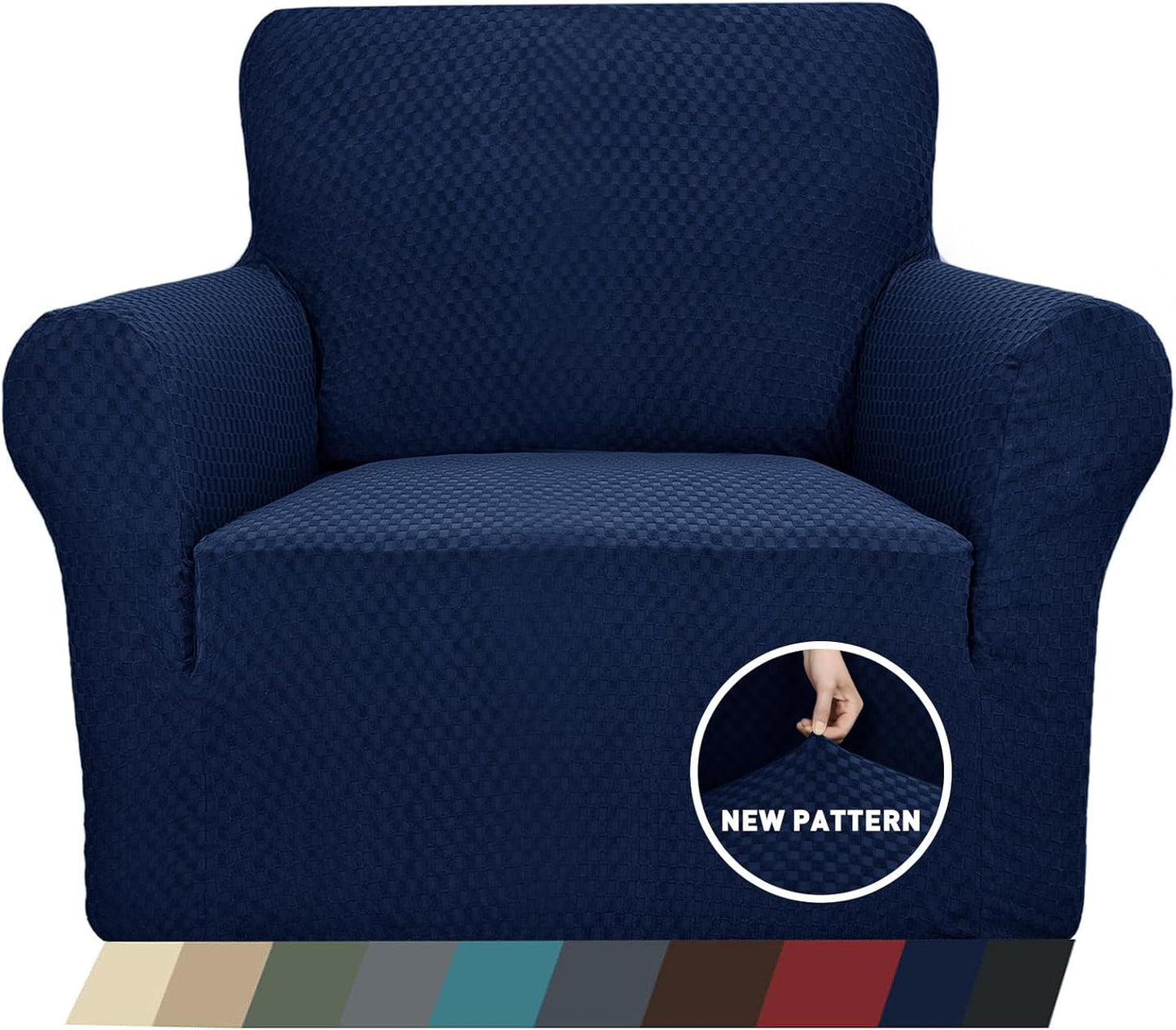 High Stretch Jacquard Chair Slipcovers for Living Room Furniture
