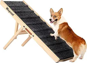Dog Ramp for Small and Older Animals, Adjustable 43.5 in Long