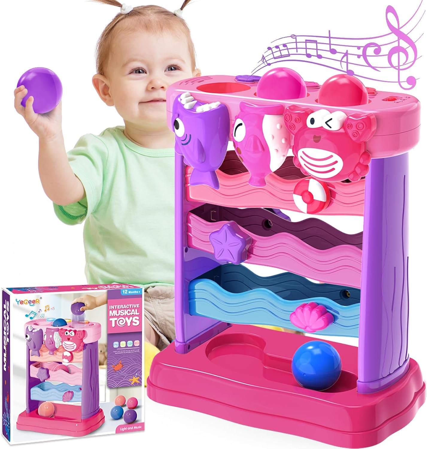 Interactive Musical Toys for 1 2 Years Old Girls - Fun Learning