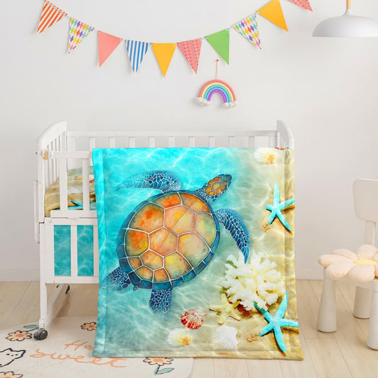 Crib Bedding Set with Comforter, Sheet & Skirt for Nursery