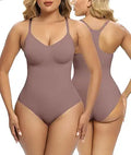 SHAPERX Bodysuit for Women Tummy Control Shapewear Racerback - Smooth