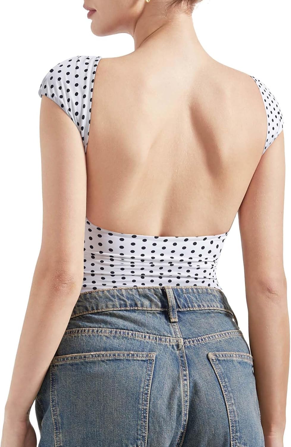 Backless Sexy Going Out Tops for Women - Y2K Basic Tee Shirts
