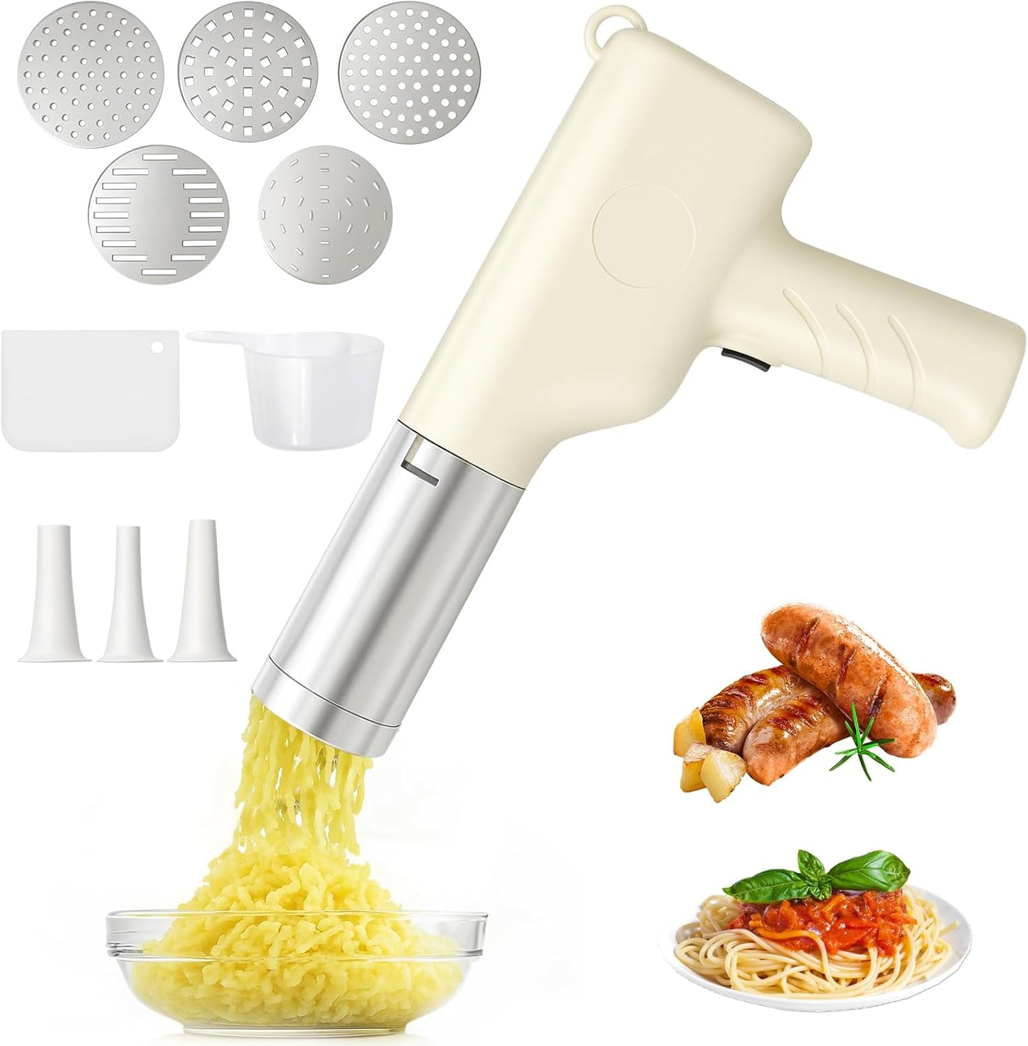 3 in 1 Electric Potato Ricer and Pasta Maker for Home Use