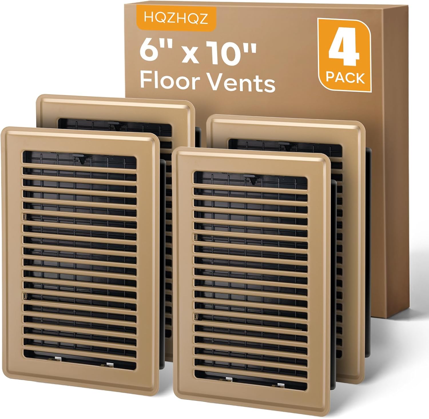 6x10 Floor Register Covers for Home - Heavy Duty Steel Vents