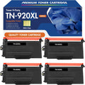 TN920XL Toner for Brother Printer - High Yield 4 Pack