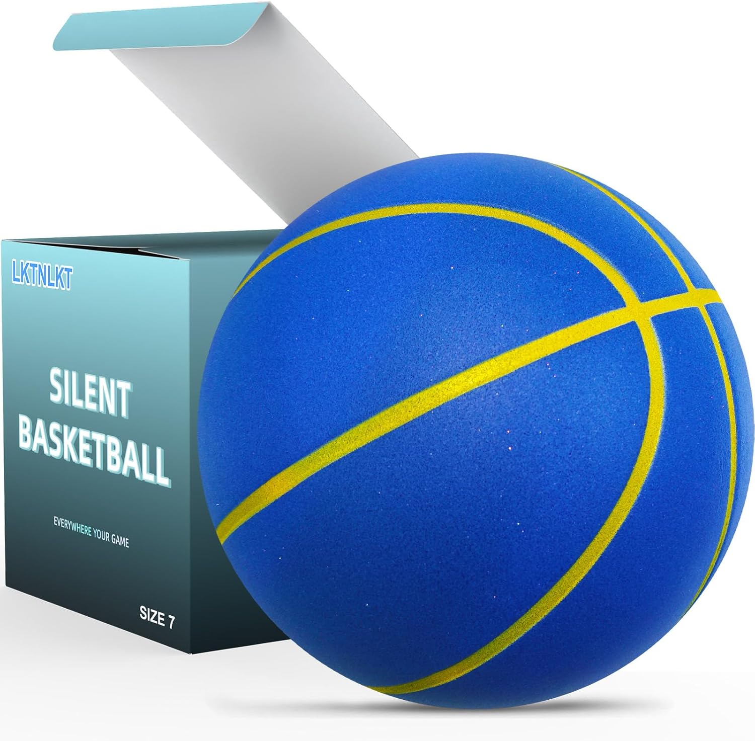 Silent Basketball Size 7 for Quiet Dribbling and Indoor Training