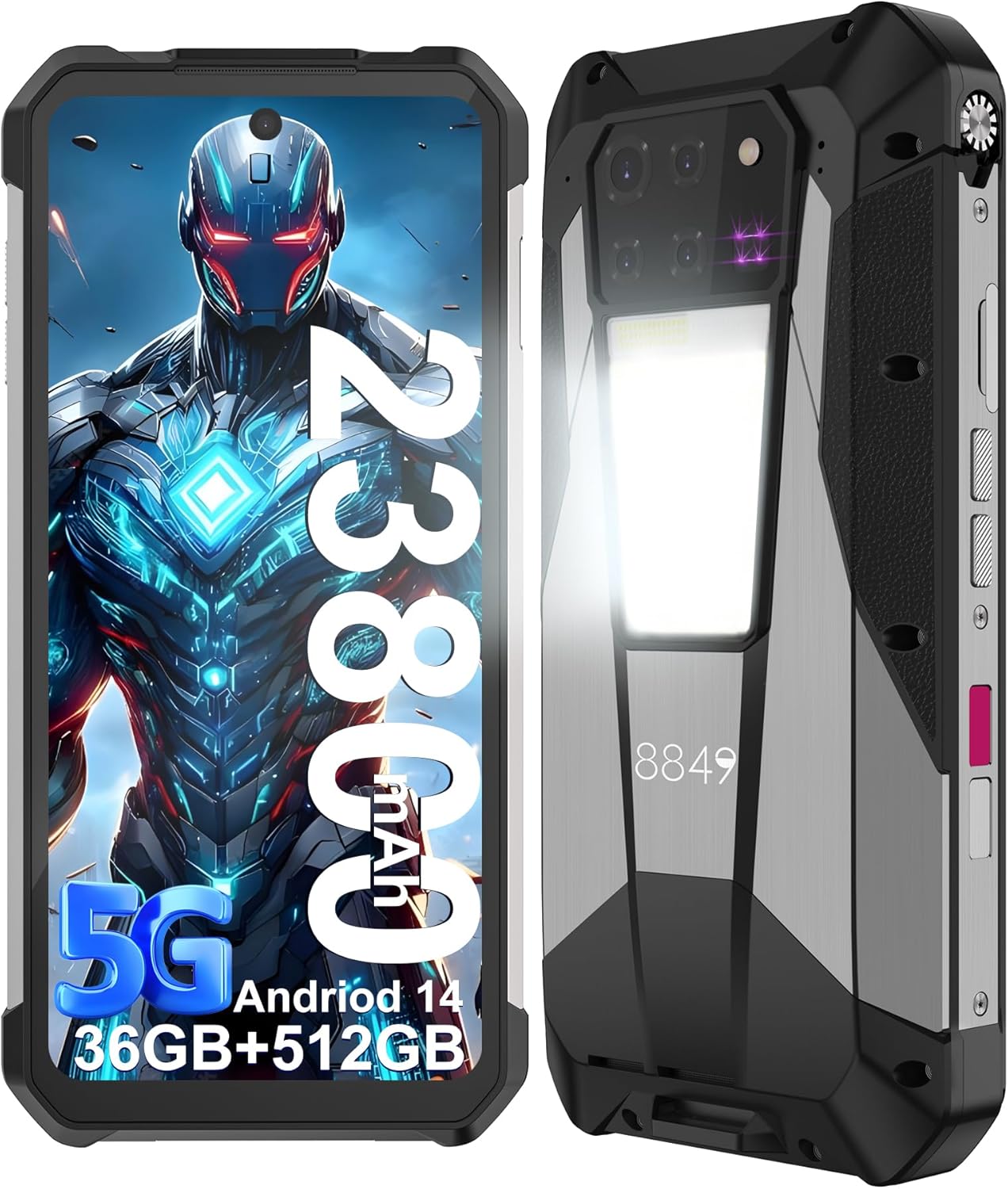 8849 Tank 3 Pro Rugged Smartphone with 23800mAh Battery