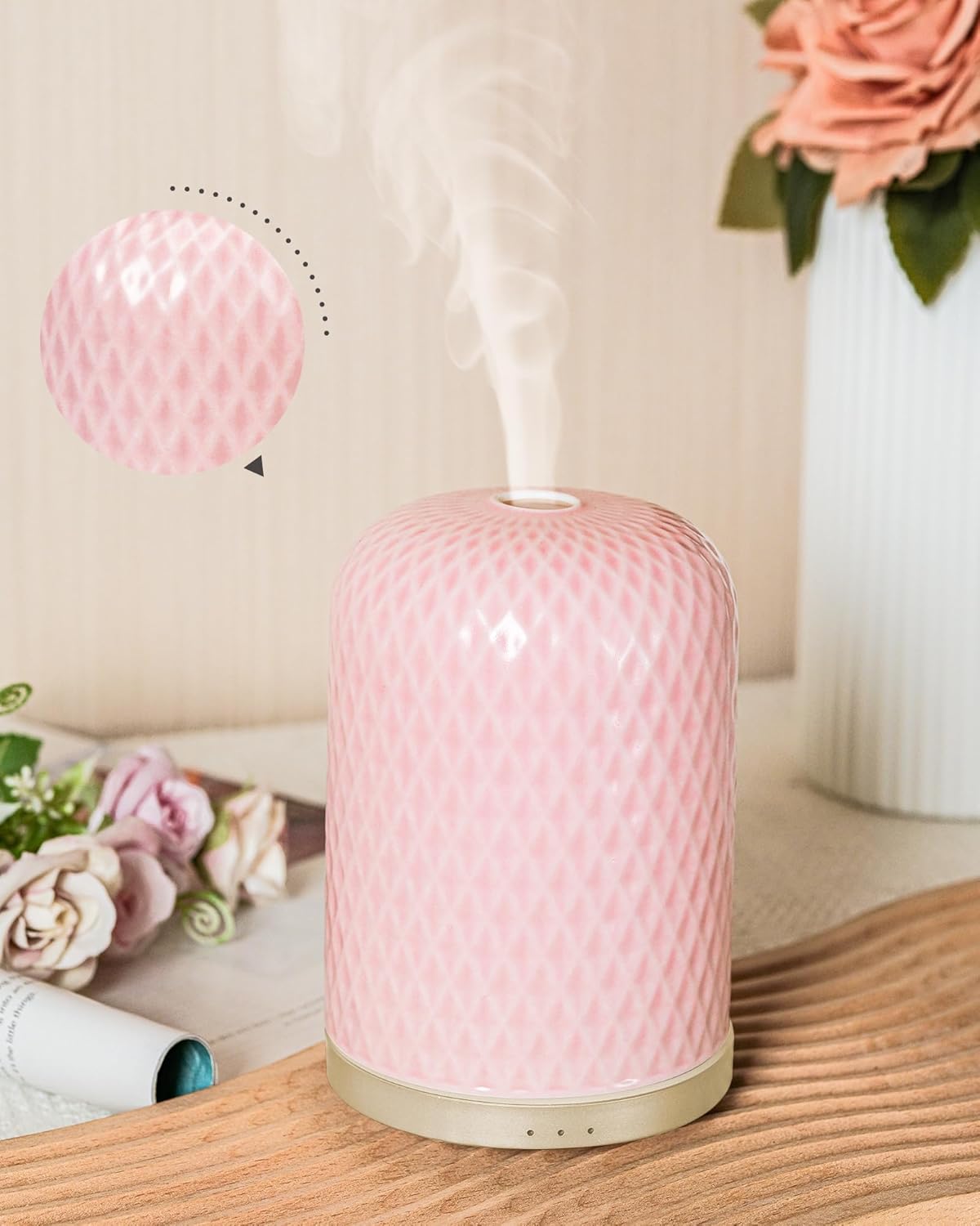 Essential Oil Diffusers for Large Rooms - 110ML Ceramic Design