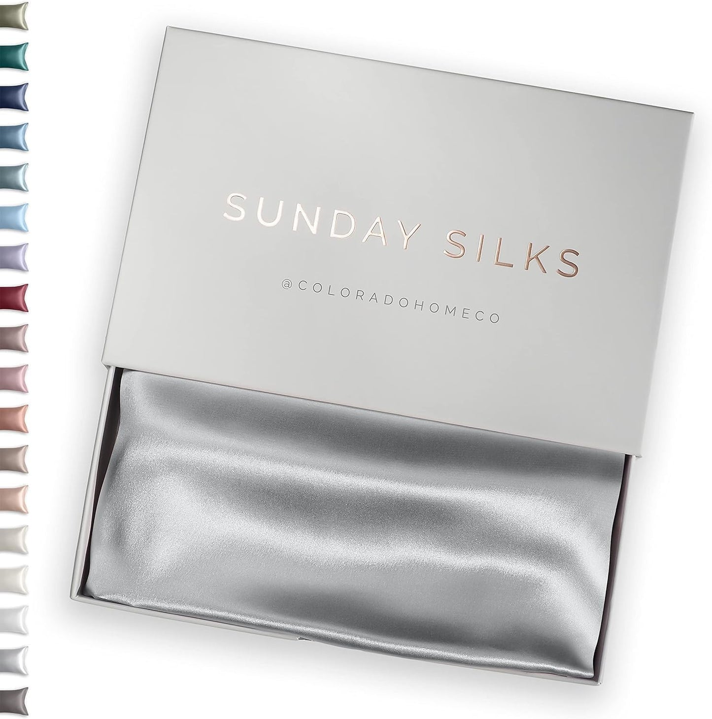 SUNDAYSILKSTM Premium Silk Pillow Cases for Luxurious Sleep