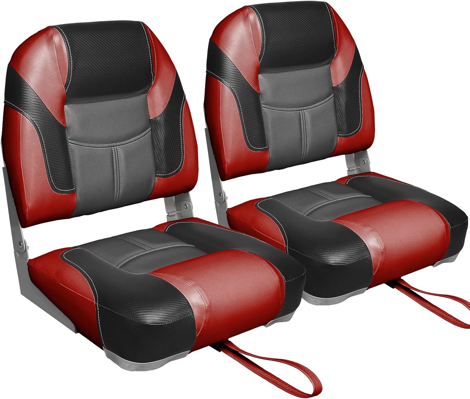 Elite Low/High Back Folding Fishing Boat Seat for Comfort