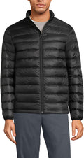 Lands' End Men's Wanderweight Ultralight Packable Down Jacket - Warm