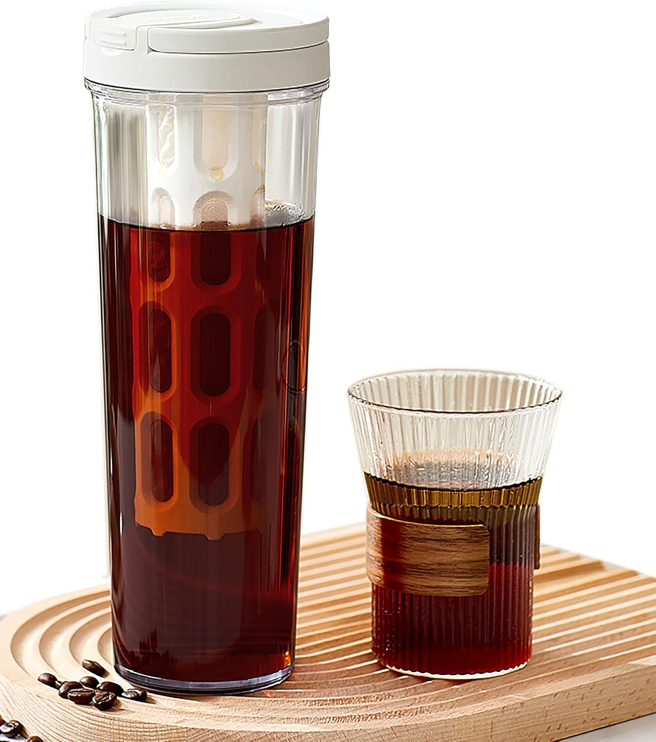 Portable 34oz Cold Brew Maker for Refreshing Beverages