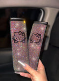 Fashion Car Ultra Bling Steering Wheel Cover with Sparkly Rhinestones