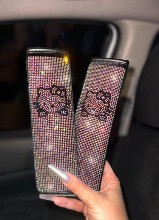 Fashion Car Ultra Bling Steering Wheel Cover with Sparkly Diamonds
