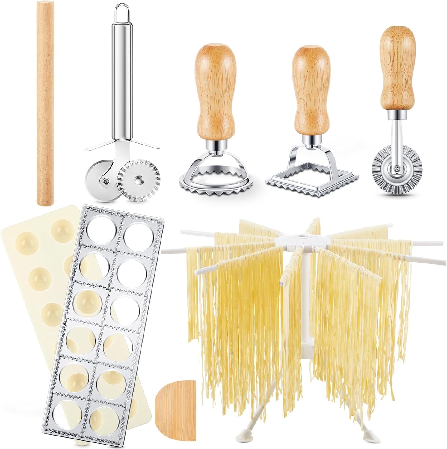 Deluxe Homemade Pasta Kit: 5-in-1 Ravioli Set