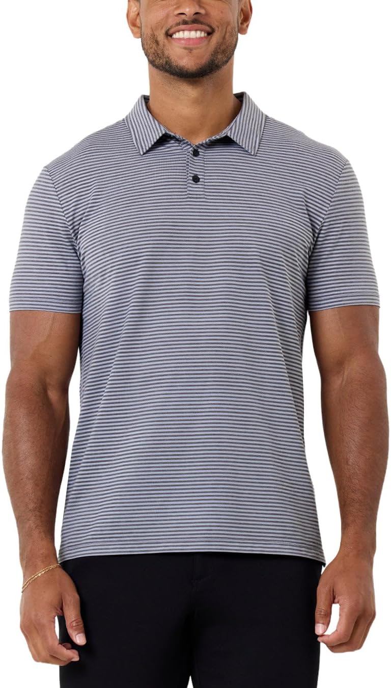 INTO THE AM Performance Dri Fit Polo Shirts for Men S-4XL