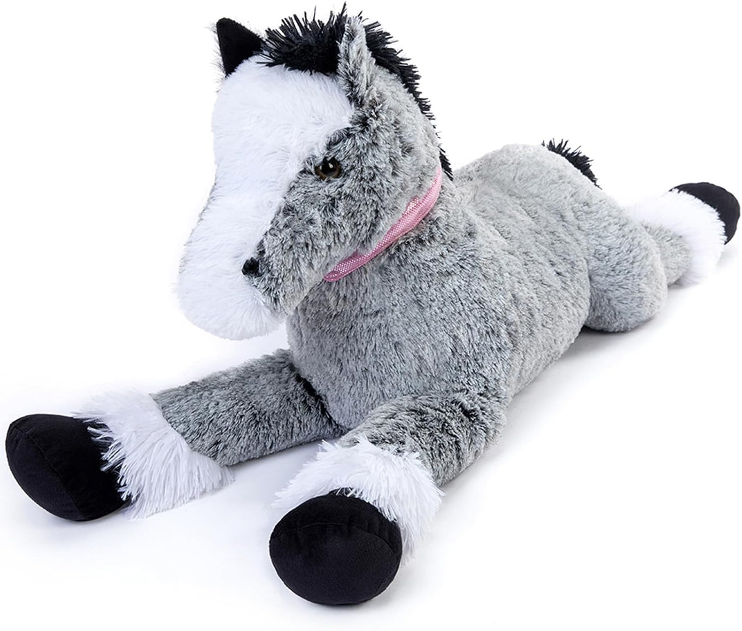 35 Inch Horse Stuffed Animal Plush Pillow for Kids and Adults
