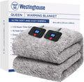 Westinghouse Electric Blanket Queen Size - Plush Sherpa Heated Blanket