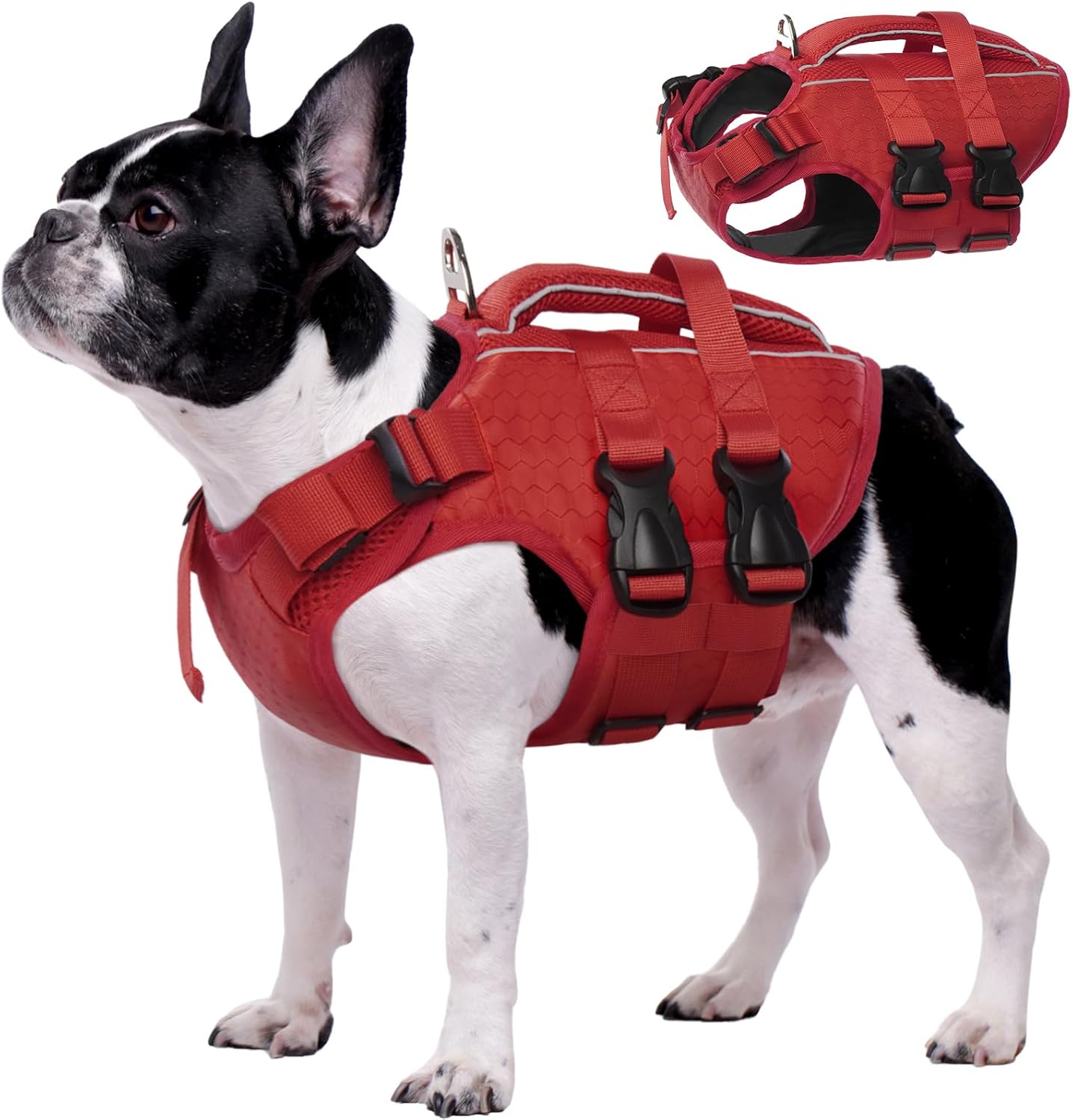 High Flotation Dog Life Jacket for Safe Swimming and Boating