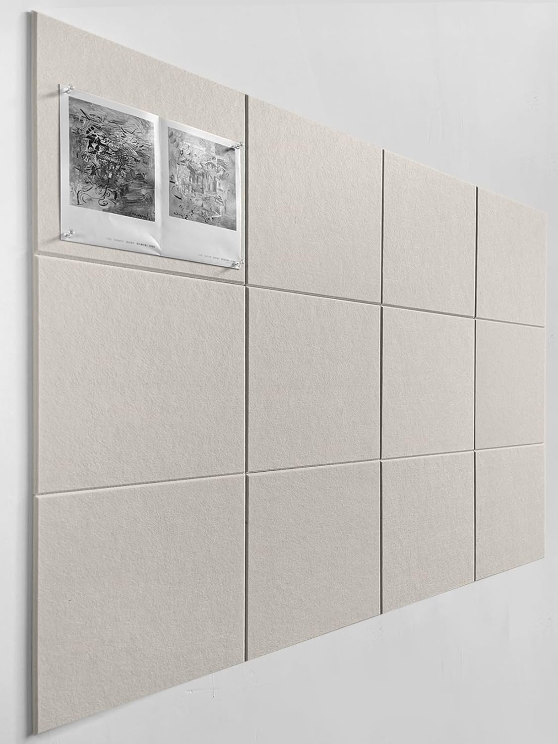 Felt Wall Tiles - Aesthetic Bulletin Board for Home & Office