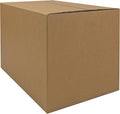 Brown Small Moving Boxes 10 Pack 10x8x1 in - Sturdy Small Storage