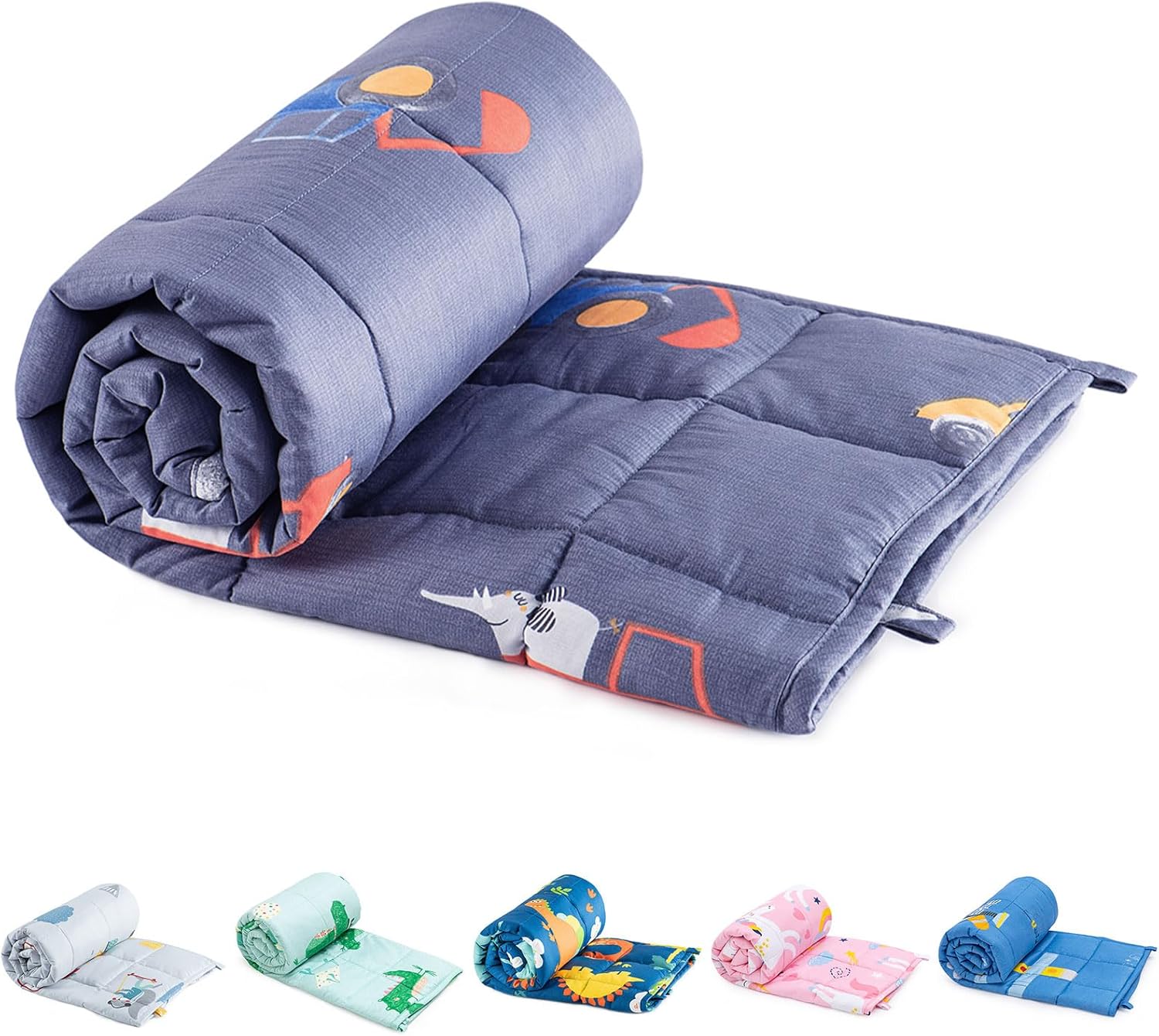 Sivio Weighted Blanket for Calm Sleeping - 5lbs Soft Cotton