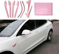 Pink Tesla Model 3 Door Handle Covers & Camera Trim - Stylish Fit