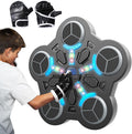 Music Boxing Machine with Gloves - Lighted Wall Mount Punching Pad