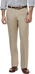 Haggar Men's Premium No Iron Khaki Casual Pant for Comfort
